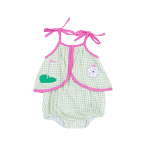 Golf Applique Swing Front Sunsuit w/ Applique