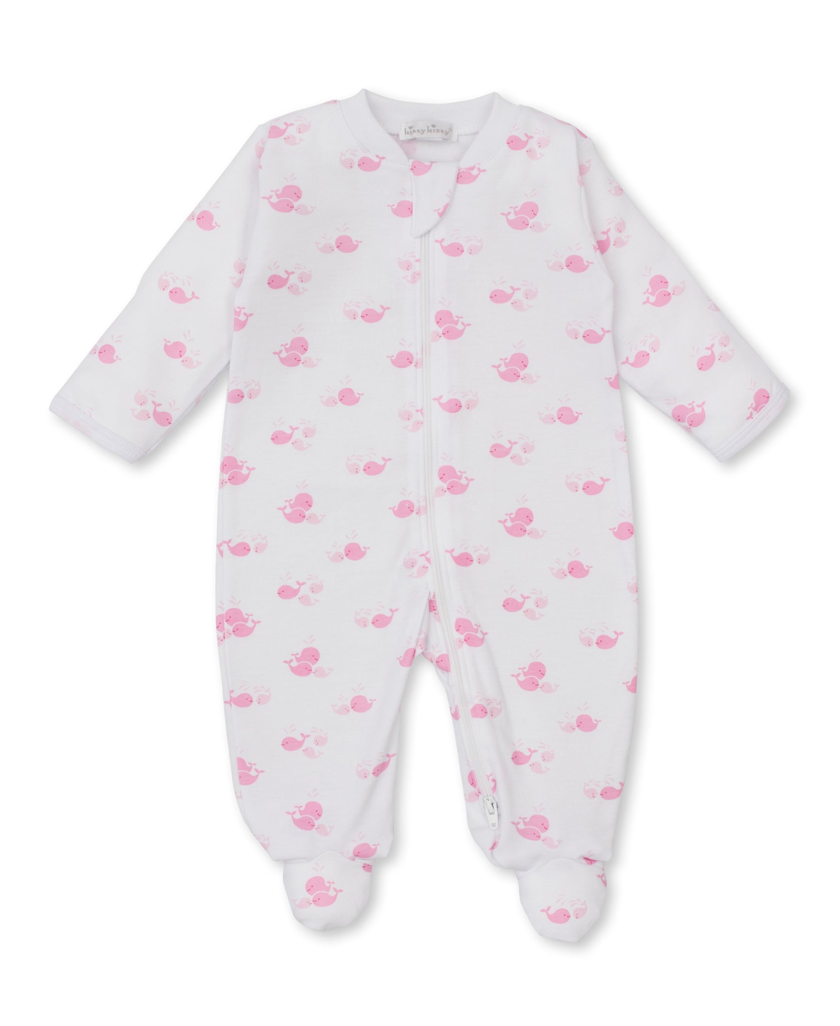Pink Whale Footie