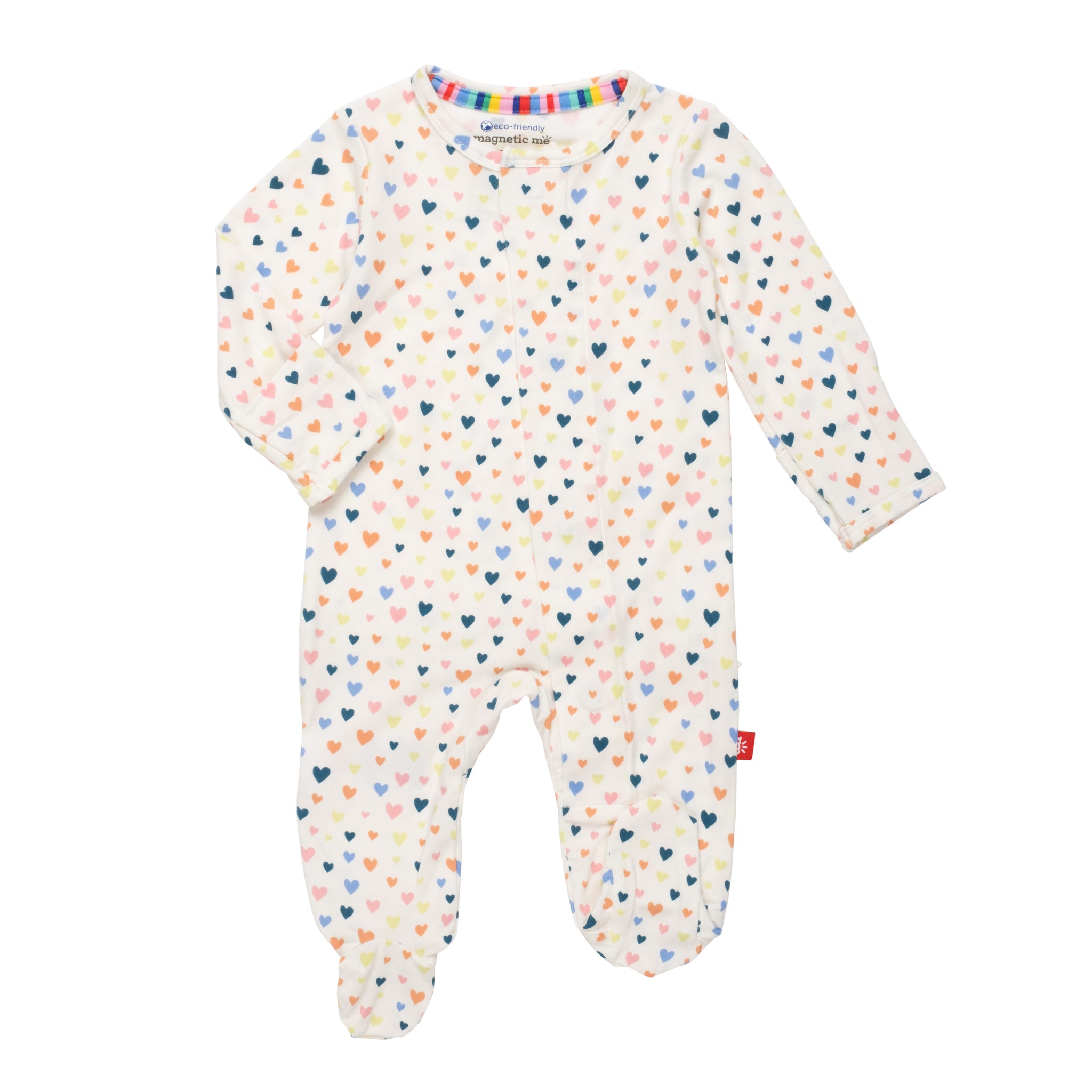 Love at First Site Ruffle Butt Footie