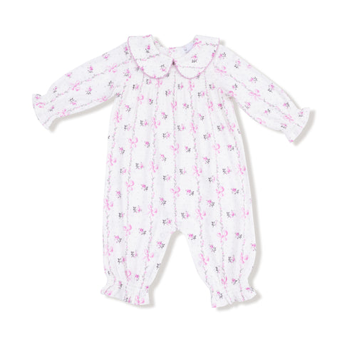 Smocked L/S Romper