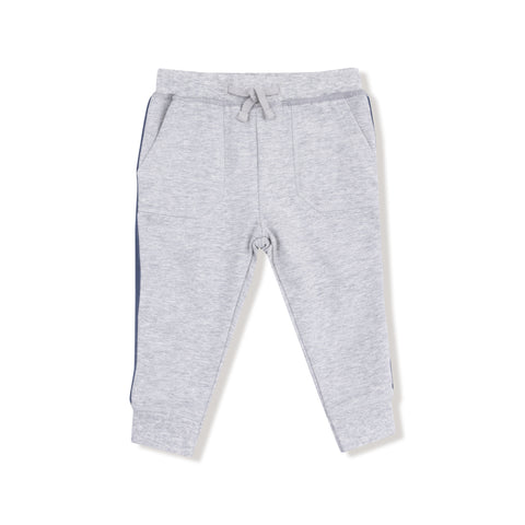 Jogger W/ Varsity Stripes GRAY