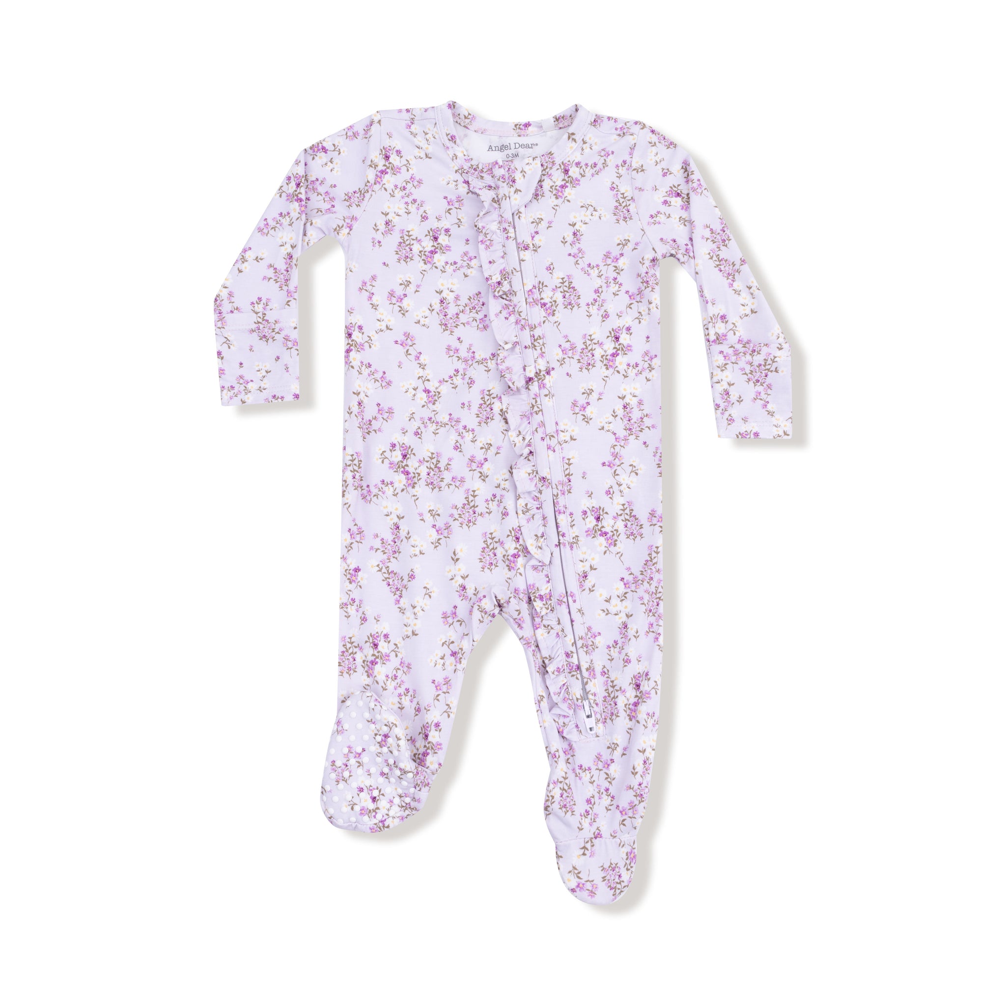 Sweet Dream Florals Ruffle Footie