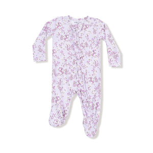 Sweet Dream Florals Ruffle Footie