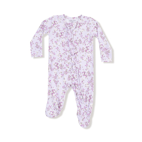 Sweet Dream Florals Ruffle Footie