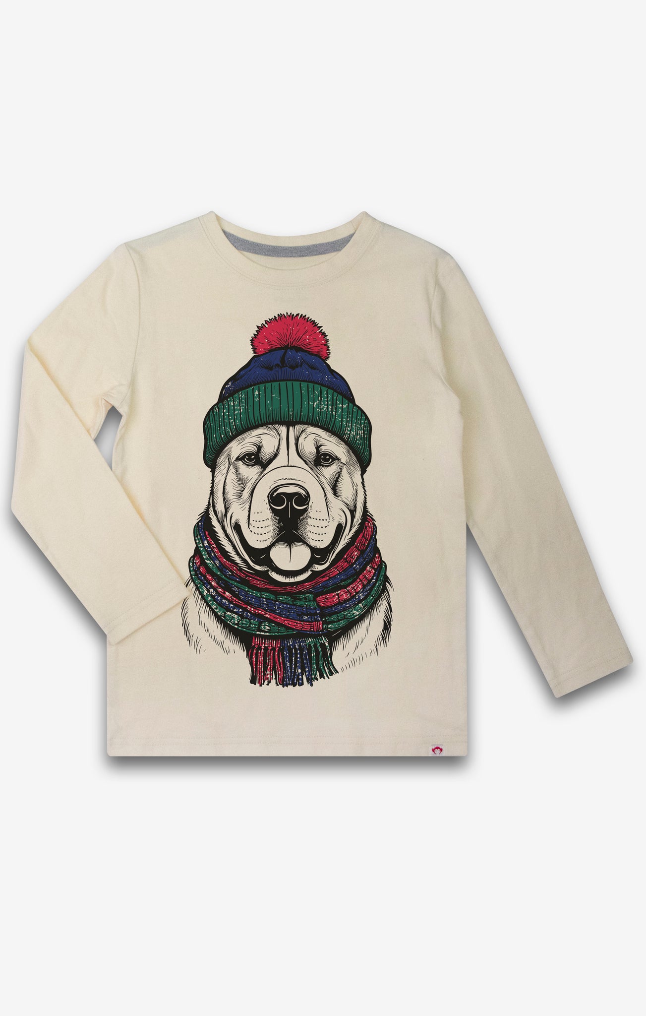 Graphic Long Sleeve Tee Dog