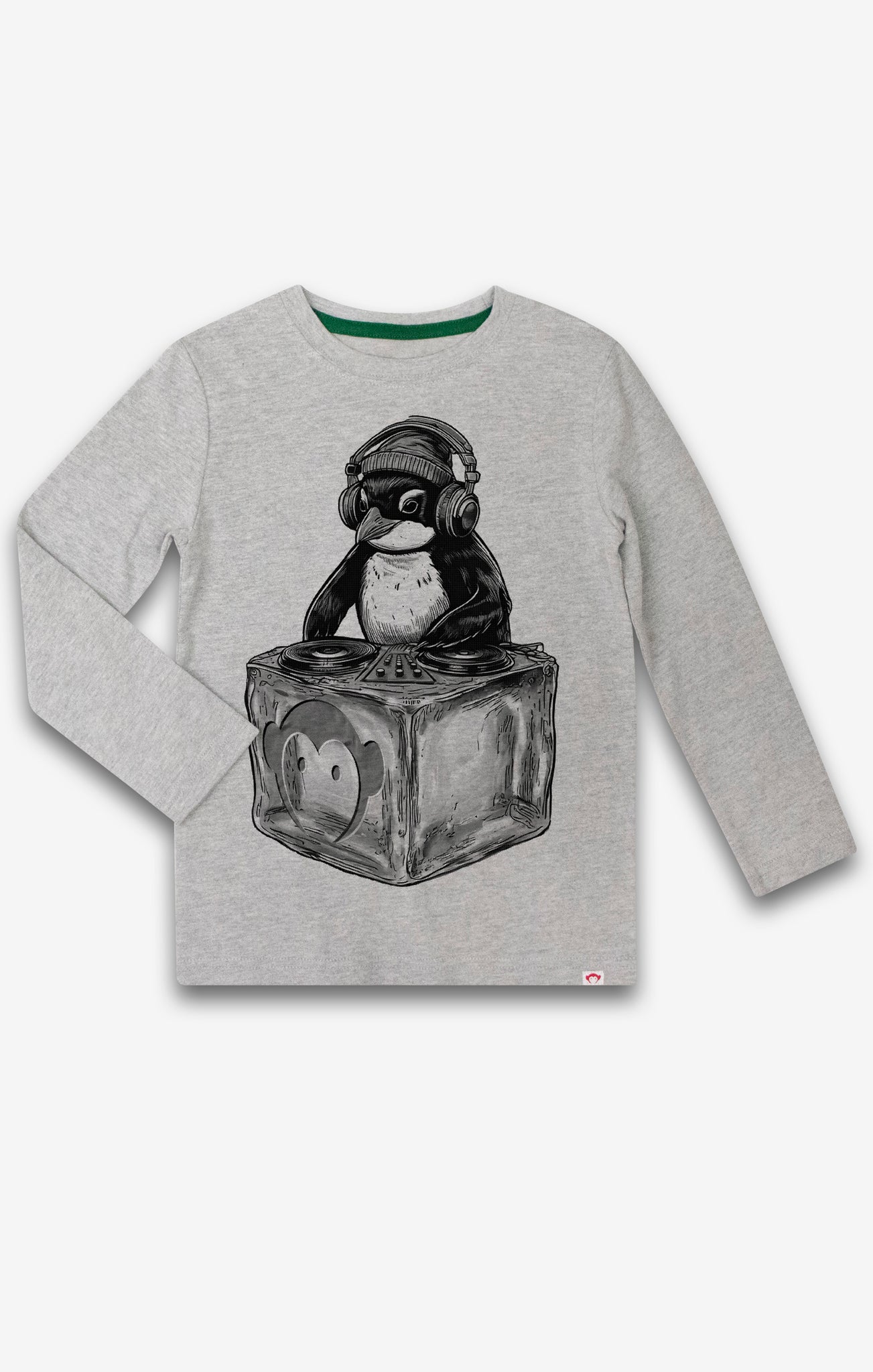 Graphic Long Sleeve Tee Heather Mist