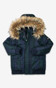 City Transit Coat Blackwatch Tartan