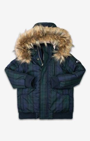 City Transit Coat Blackwatch Tartan