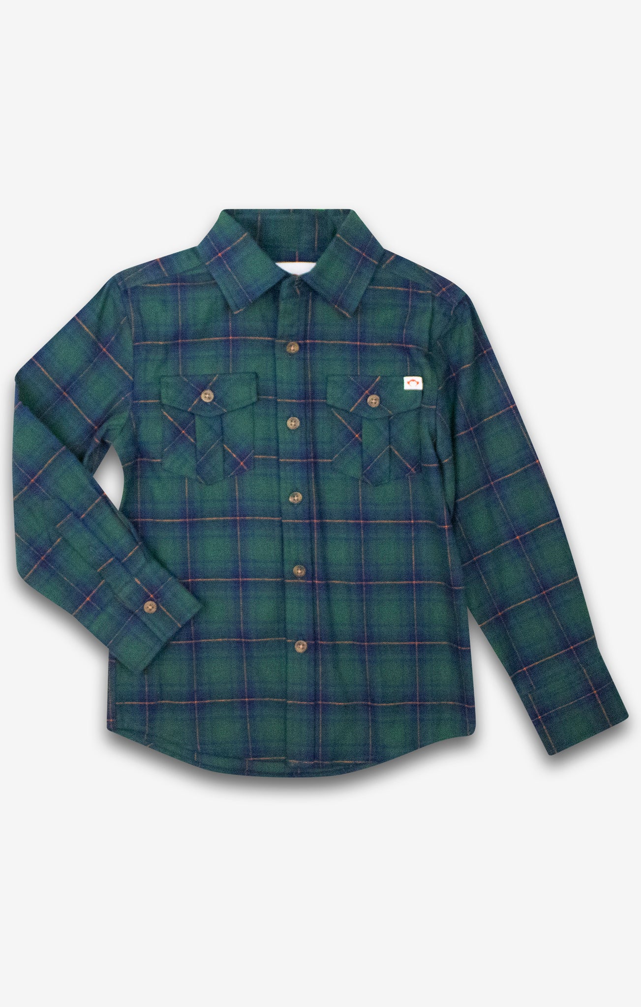 Flannel Shirt Blue Green Plaid