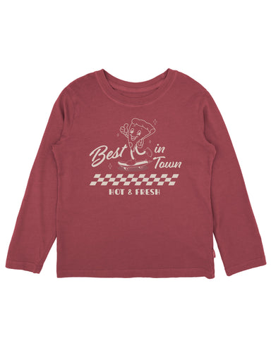 PIZZA L/S TEE