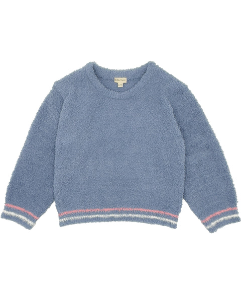 DREAMER KNIT TOP DUSTY BLUE