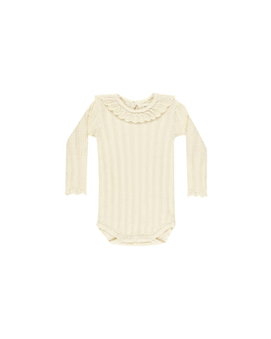 Ruffle Collar Bodysuit