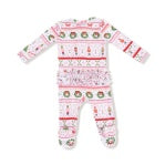Sugar Plum Fairy  - Pink - 2 Way Zippe Footie