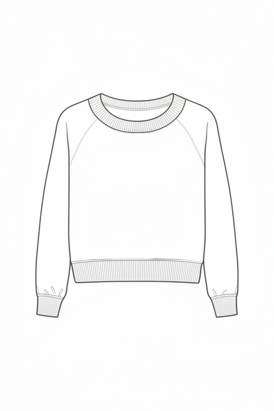 Hacci Jersey Raglan L/S Jumper-Tenly-Fritz and Gigi