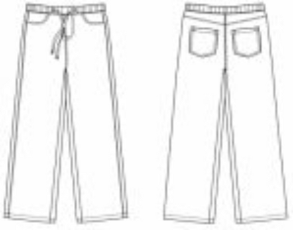 Vintage Drawstring Denim-Tenly-Fritz and Gigi
