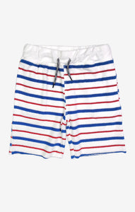Camp Shorts-Red, White & Blue