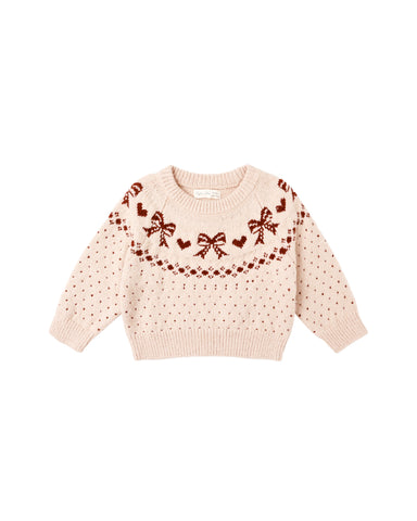 Fair Isle Sweater   Bows