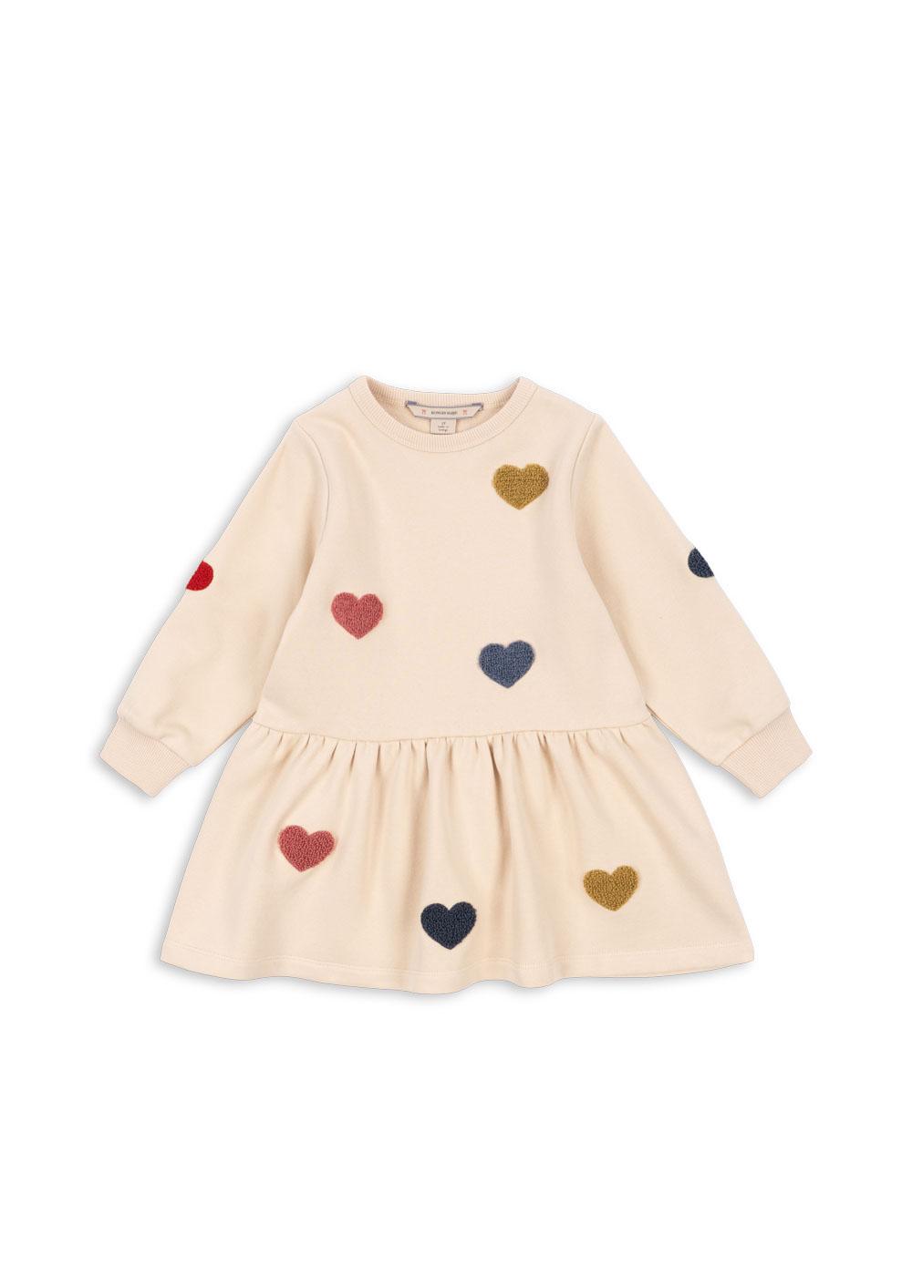 Lou Terry Sweat Dress Ocs Multi Heart