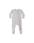 BAMBOO ZIP FOOTIE || SNOWMEN
