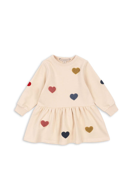 Lou Terry Sweat Dress Ocs Multi Heart