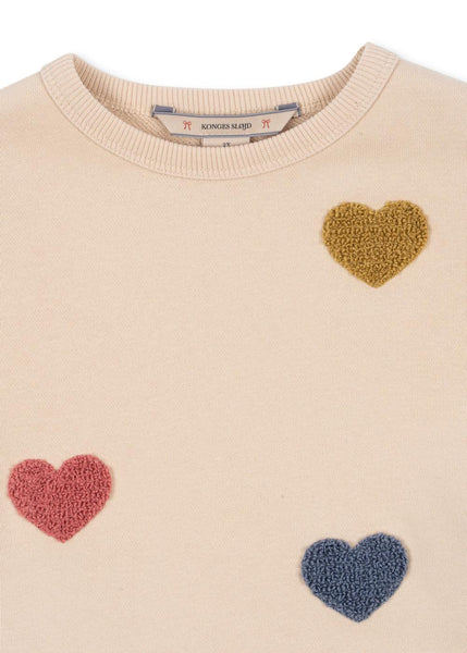Lou Terry Sweat Dress Ocs Multi Heart