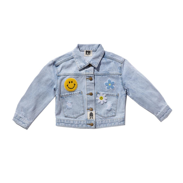 Daisy Patched Denim Jacket