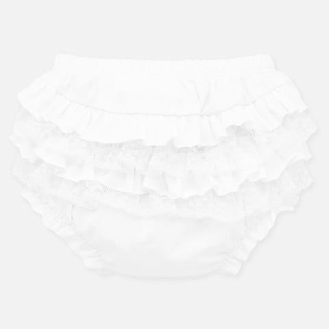White Ruffle Panty