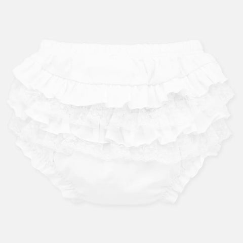 White Ruffle Panty