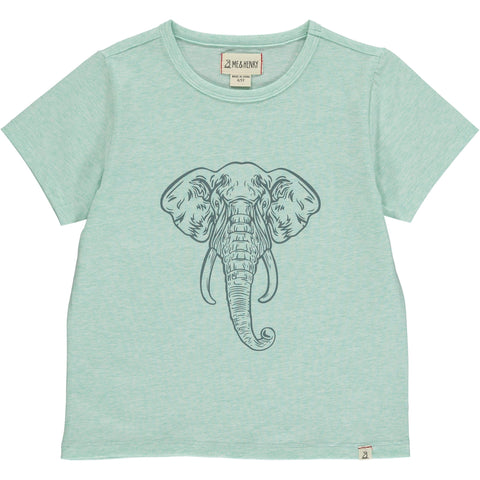 Pale green elephant T Shirt