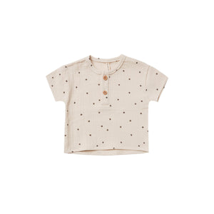 Quincy Mae Woven Henry Top