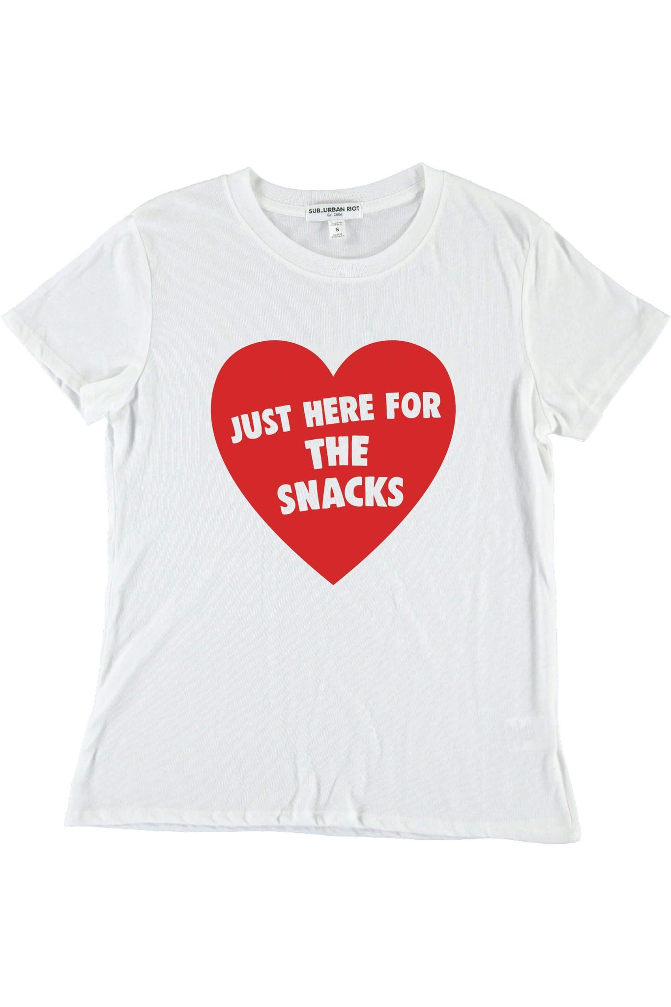 SubUrban Riot Here for the Snacks Tee