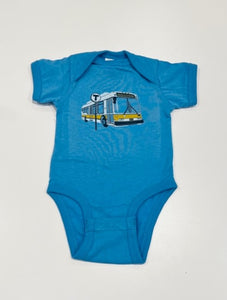 Boston T Blue Bus Onesie SS