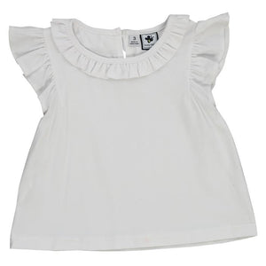 Colette White Knit Top