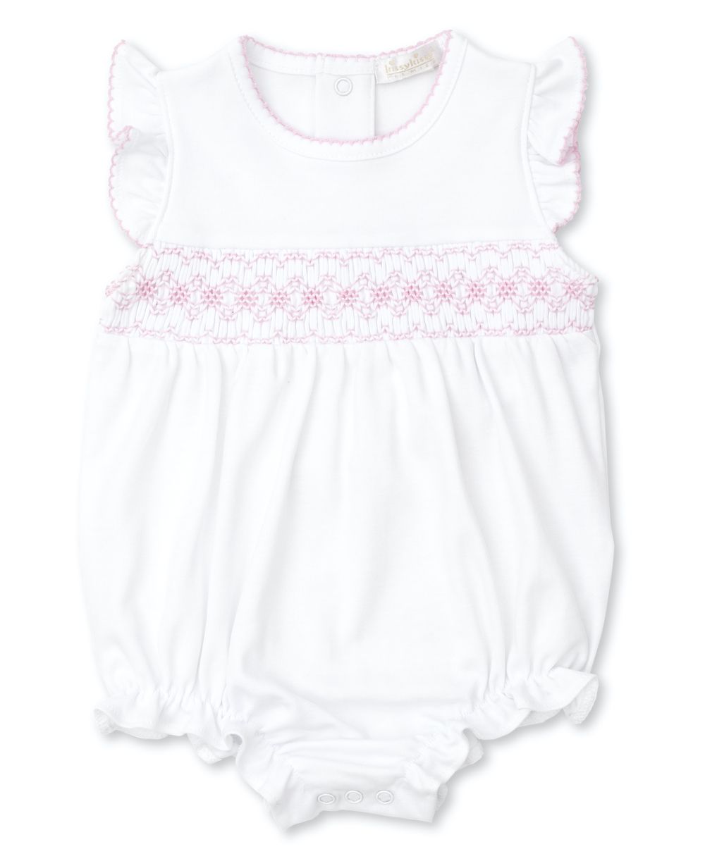Pink Smocked Bubble