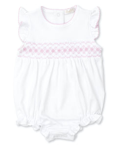 Pink Smocked Bubble
